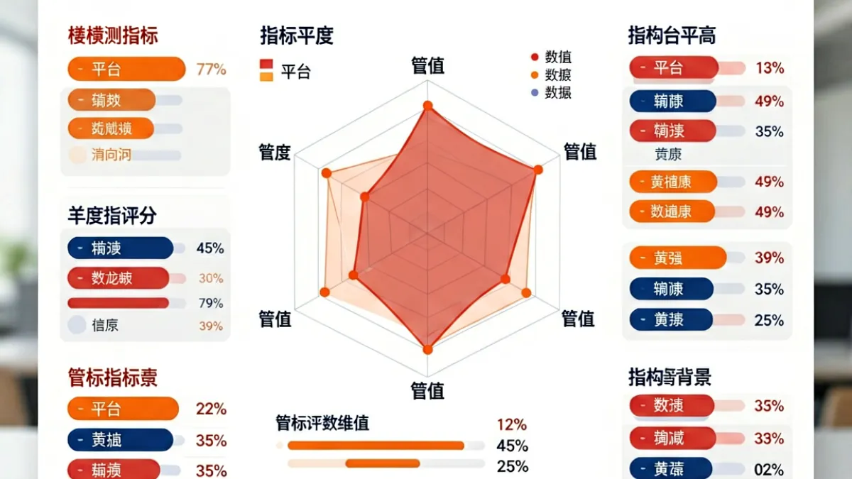 98堂平台测评栏目展示界面，对比多个平台的评分维度和雷达图可视化